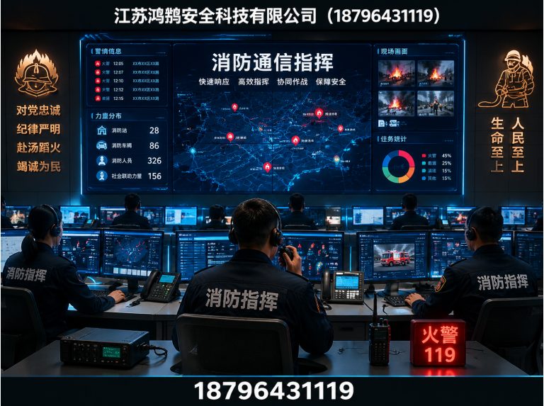 绵阳消防通信指挥展示图
